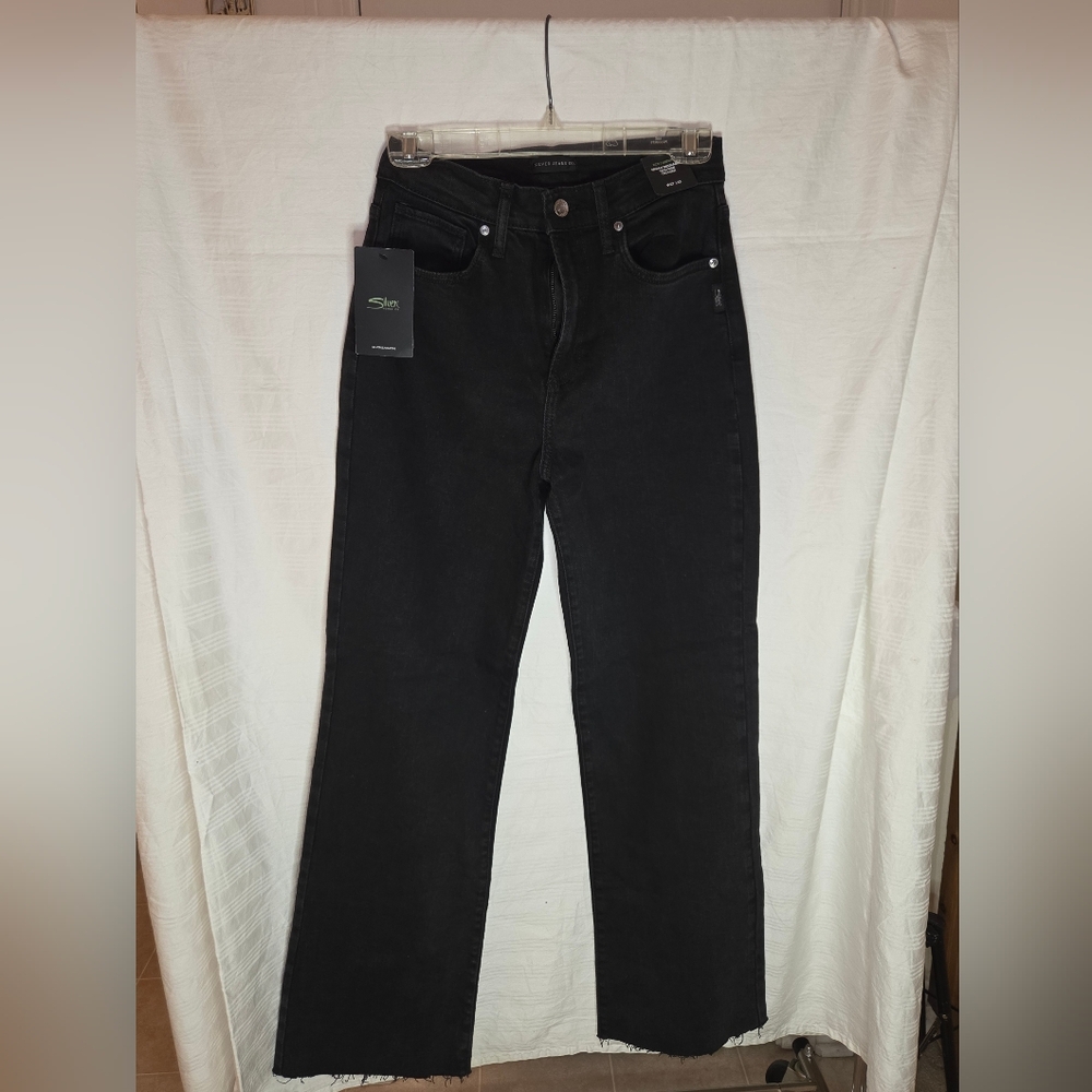 Silver Juniors Black Jeans